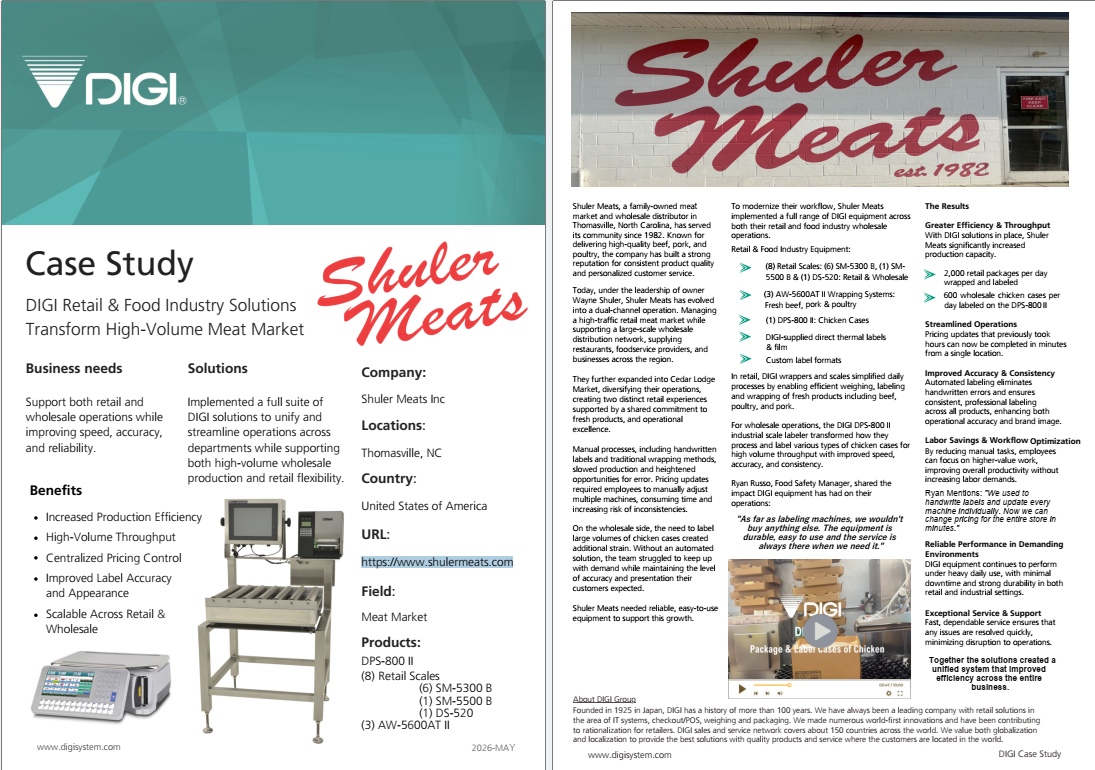 Shuler Meats Case Study PDF